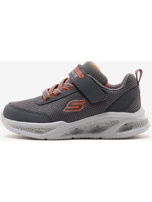 Skechers Skechers Meteor-Lights Küçük Erkek Çocuk Gri Işıklı Spor Ayakkabı 401675N Ccor