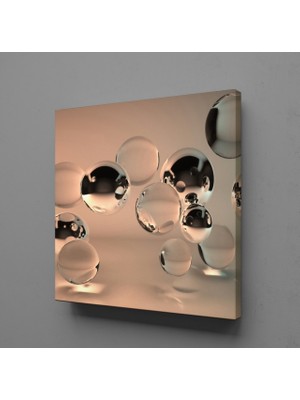 Technopa Su Damlaları Kanvas Tablo 120X120CM