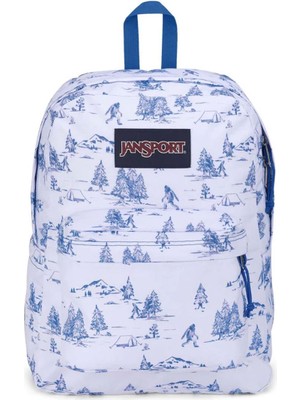 Jansport Superbreak Plus Beyaz Sırt Çantası