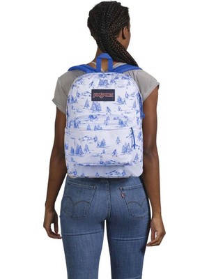 Jansport Superbreak Plus Beyaz Sırt Çantası