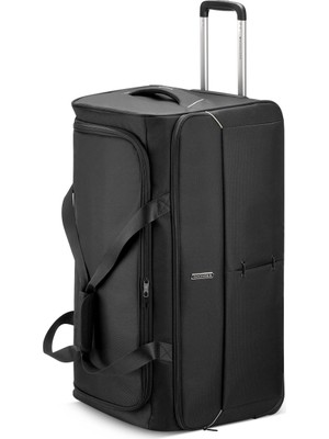 Roncato Unisex Seyahat Çantası 41531401 Roncato Borsone Trolley Grande Ironık 2.0 Nero