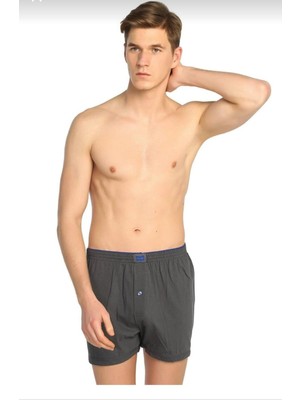 Tutku 0117 Erkek Penye Düz Boxer 3 Adet