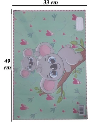 Artlantis Beslenme Bezi Yıkanabilir 33X49 cm 1 Adet Koala Beslenme Örtüsü Okul Öncesi Kreş Anasınıfı Ilkokul Için Ideal