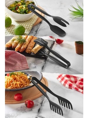 Selenica 6 Adet Isıya Dayanıklı Silikon Spatula Seti ve 7'li Yanmaz Teflon Kaplama Kepçe Mutfak Maşa Seti