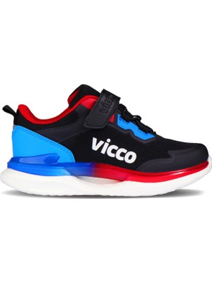 Vicco Yancy Siyah Mavi Patik Phylon Spor Ayakkabı