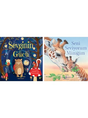 En Çok Tercih Edilen Resimli Kitaplar 2'li Set Sevginin Gücü Seni Seviyorum Miniğim