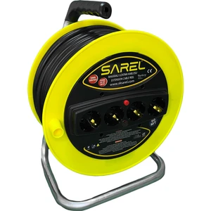 Termal Sigortalı 3*2.5 Mm^2 50 mt Makaralı Uzatma Kablosu
