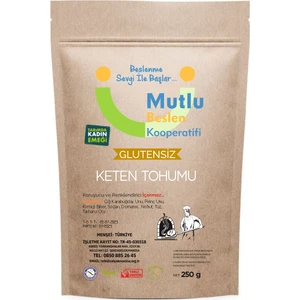 Mutlu Beslen Kooperatifi Keten Tohumu  Glutensiz 250 G