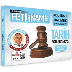 Lamel Shop Bekir Çelik Adli Idari Hakimlik Icra Müdürlüğü Fetihname Tarih Soru Bankası  Çözümlü-2023