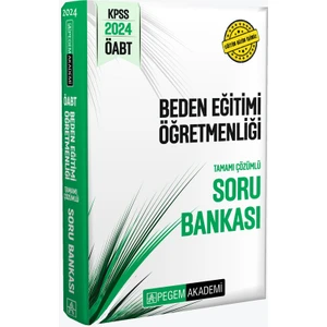 Pegem Akademi Yayıncılık 2024 KPSS ÖABT Beden Eğitimi Soru Bankası