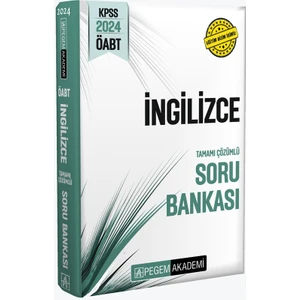 Pegem Akademi Yayıncılık KPSS 2024 ÖABT İngilizce Soru Bankası