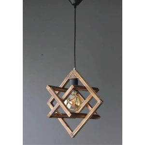 Ehfm Ticaret Ahşap Modern Dekoratif Tekli Avize