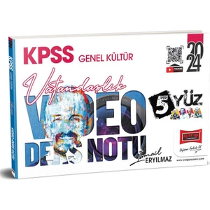 2024 KPSS Genel Kültür 500 Vatandaşlık Video Ders Notları 128 Sayfa Yargı Yayınevi 