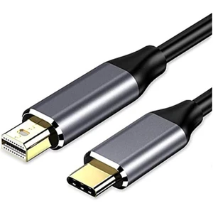 1.8m USB 3.1 Type C Usb-C To Mini Displayport Kablo 4K 60Hz Görüntü Aktarım Kablosu