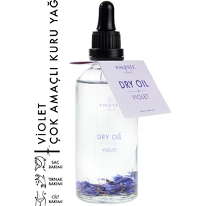 Polente Natural Violet Dry Oil 100 ml - Çok Amaçlı Kuru Yağ