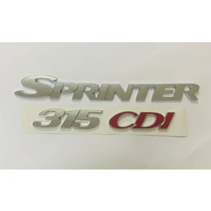 Yazı İzleri Mercedes W906 Sprınter 315 Cdı 2006 - 2016 Arka Bagaj Yazısı Krom