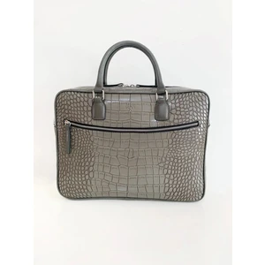 BYZ - 231 
Kroko Gri 40X30X8cm Suni Deri Evrak Çantası