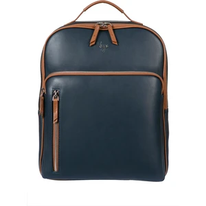 BYZ-220 SIRT ÇANTASI 39X32X15cm LACİVERT/TABA