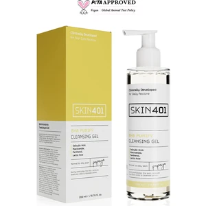 SKIN401 Bha Arındırıcı Siyah Nokta Karşıtı Yüz Temizleme Jeli 200 ml