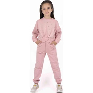 Best Kids Kız Çocuk Asimetrik Lastikli Sweatshırt