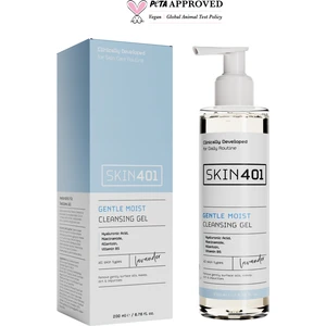 SKIN401 Nemlendirici Tazelik ve Parlaklık Veren Yüz Temizleme Jeli 200 ml
