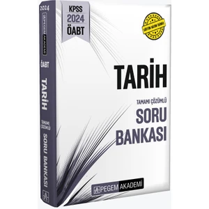 Pegem Akademi Yayıncılık KPSS 2024 ÖABT Tarih Soru Bankası
