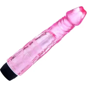 Agor Shop 21 cm Titreşimli Multispeed Classic Jel Vibratör