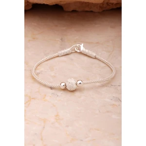 Sümer Telkari Kazaziye Işlemeli Elişi Toplu Gümüş Bileklik 4402