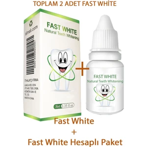 Fast White Natural Teeth Whitening 10 ml Diş Beyazlatma ve Tartar Temizleme