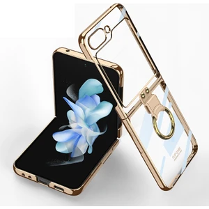 Hongshou-Samsung Galaxy Z Flip5 Için Yüzüklü Gkk Phantom Telefon Kılıfı (Yurt Dışından)