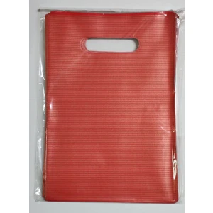 17X25 Lüx El Geçme Hediye Poşeti 50'li Kırmızı