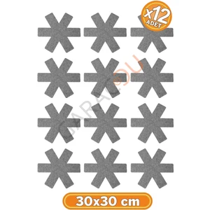 Tava Tencere ve Borcam Koruyucu Çizdirmez Keçe 12'li Set 30X30 cm