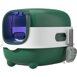 Dezenfeksiyon Ve Koku Giderme Tamamen Kapalı Kedi Tuvaleti (Yurt Dışından)