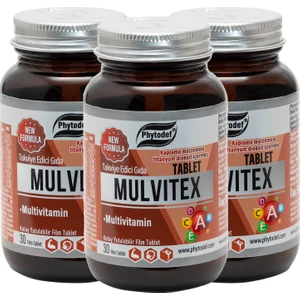 Mulvitex Multivitamin - 30 Tablet x 3 Adet