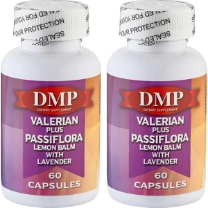 Valerian Plus 2 x 60 Kapsül Passiflora Lemon Balm Lavender