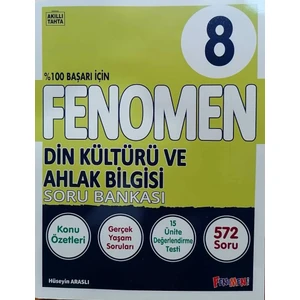 Fenomen Okul Yayınları 8.Sınıf LGS Yeni Baskı Din Kültürü Soru Bankası