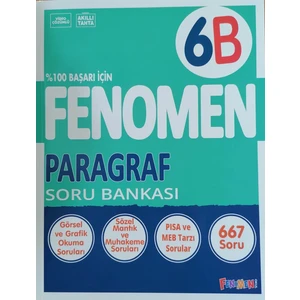 Fenomen Okul Yayınları 6.Sınıf Yeni Paragraf - B - Soru Bankası
