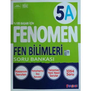 Fenomen Okul Yayınları 5.Sınıf Yeni Fen Bilimleri - A - Soru Bankası