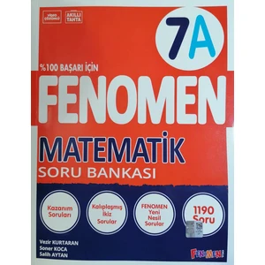 Fenomen Okul Yayınları 7.Sınıf Yeni Matematik - A - Soru Bankası