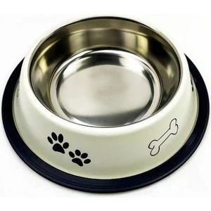 Desenli Çelik Mama ve Su Kabı 24 Oz