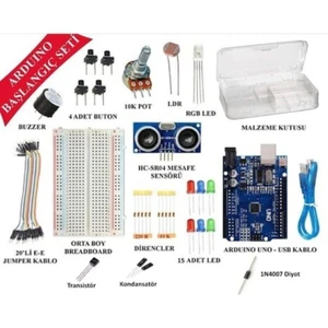 Ekonomik Başlangıç Seti Entegre Devreler ile Elektronik Projeler İçin Uygun