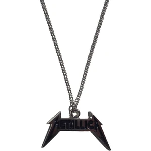 Metal Giyim Metallica Logo Zincirli Kolye