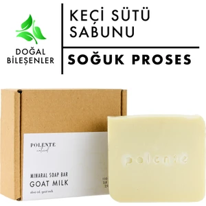 Polente Natural Keçi Sütü Sabunu - Mineralli Cilt Bakım Sabunu (110 gr)