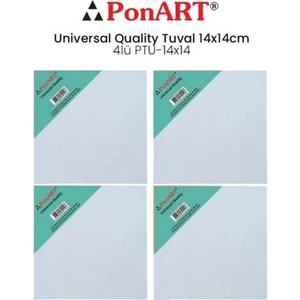 Universal Seri Tuval 14X14 Cm.4'lü