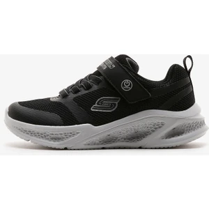 Skechers Meteor - Lights Büyük Erkek Çocuk Siyah Işıklı Spor Ayakkabı 401675L Bkgy