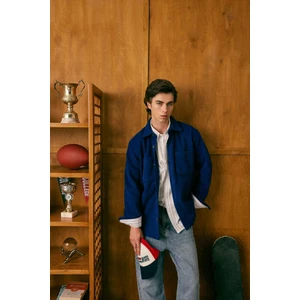 Relax Fit Polo Yaka Çıtçıt Kapamalı Cepli Gömlek Ceket A5298AX23AU