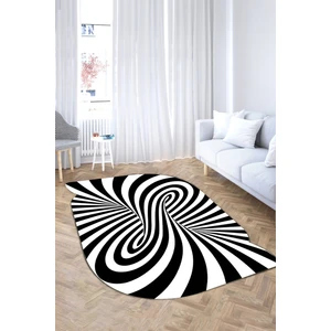 Kaymaz Tabanlı Makinada Yıkanabilir Dekoratif Salon Halısı Mutfak Halısı Yolluk