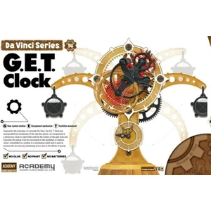 18185 Da Vinci Mekanizmalı G.e.t. Saati Demonte Plastik Maketi