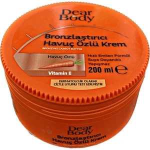 Dear Body Havuç Özlü Bronzlaştırıcı Güneş Kremi 200 ml