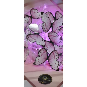 LED Işıklı Kelebek Buketi